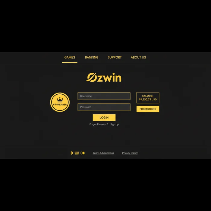 Ozwin Casino Login