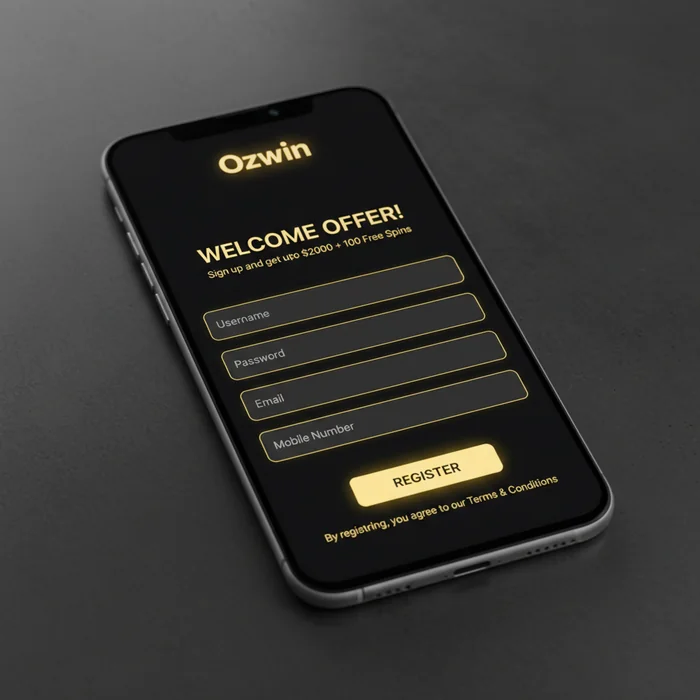 Ozwin Casino Signup